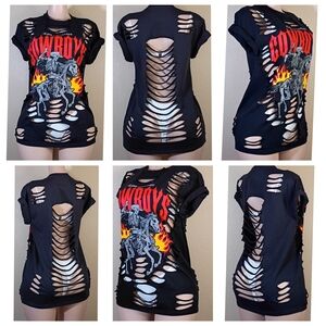 Black Los Angeles Low Rider Custom Tee